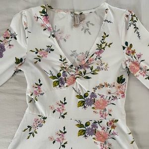 H&M Floral Skater Dress
